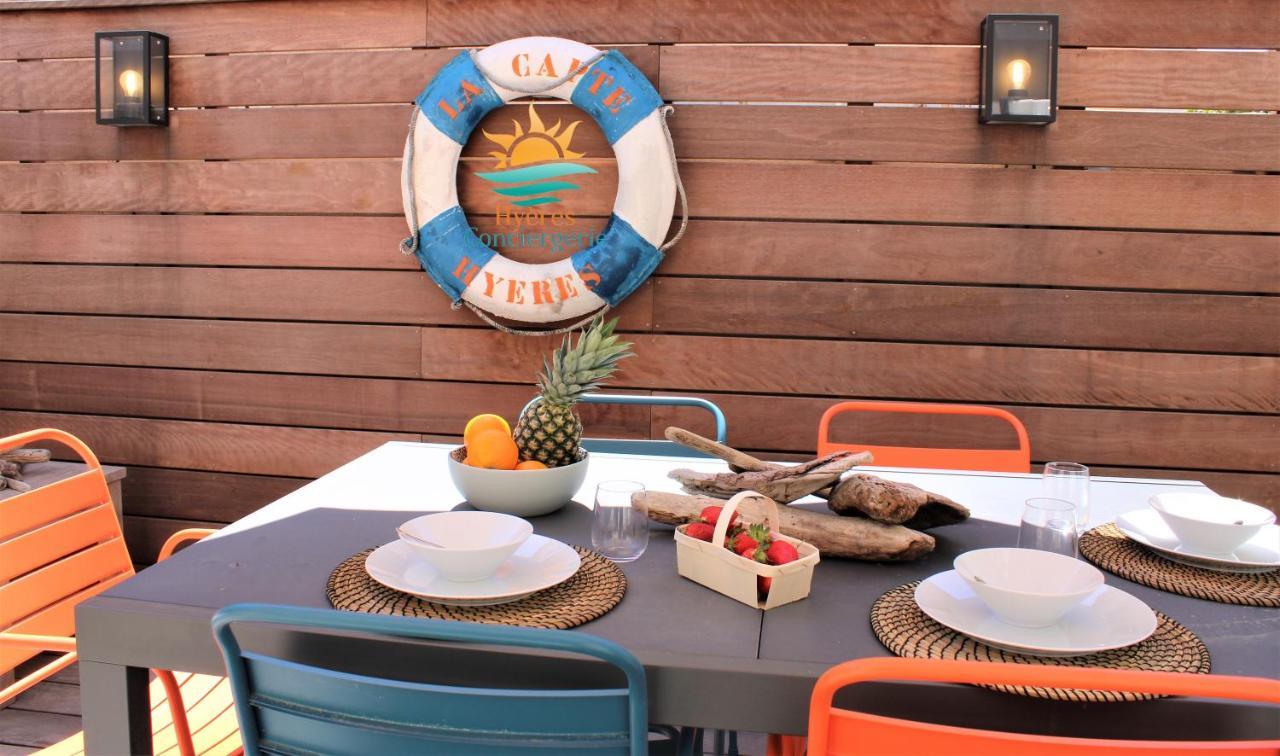 Hyeres-Plage -T2 Neuf Rdj Clim Wifi - La Capte By Hc Apartment Bagian luar foto
