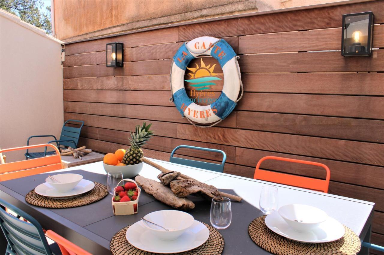 Hyeres-Plage -T2 Neuf Rdj Clim Wifi - La Capte By Hc Apartment Bagian luar foto