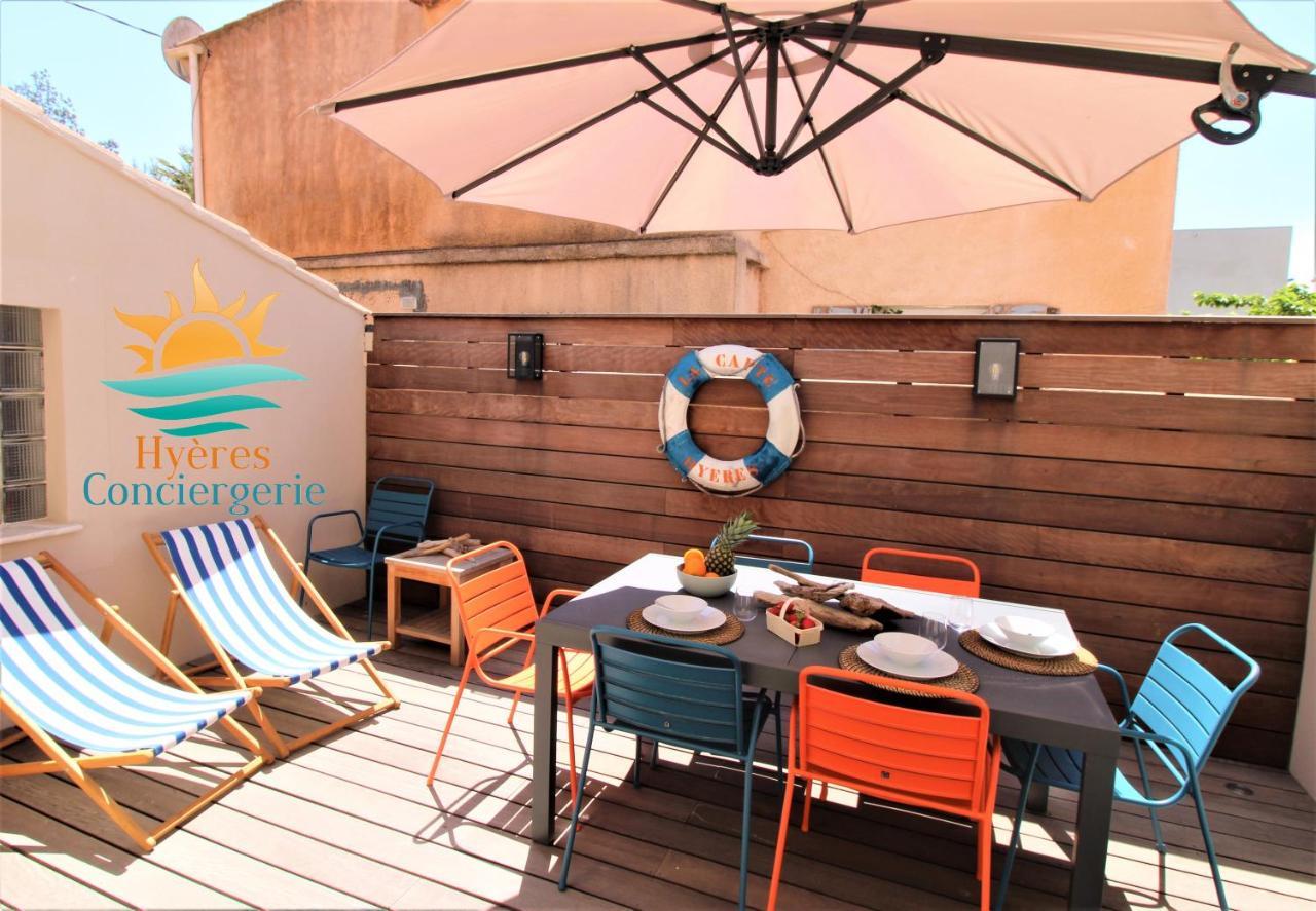 Hyeres-Plage -T2 Neuf Rdj Clim Wifi - La Capte By Hc Apartment Bagian luar foto
